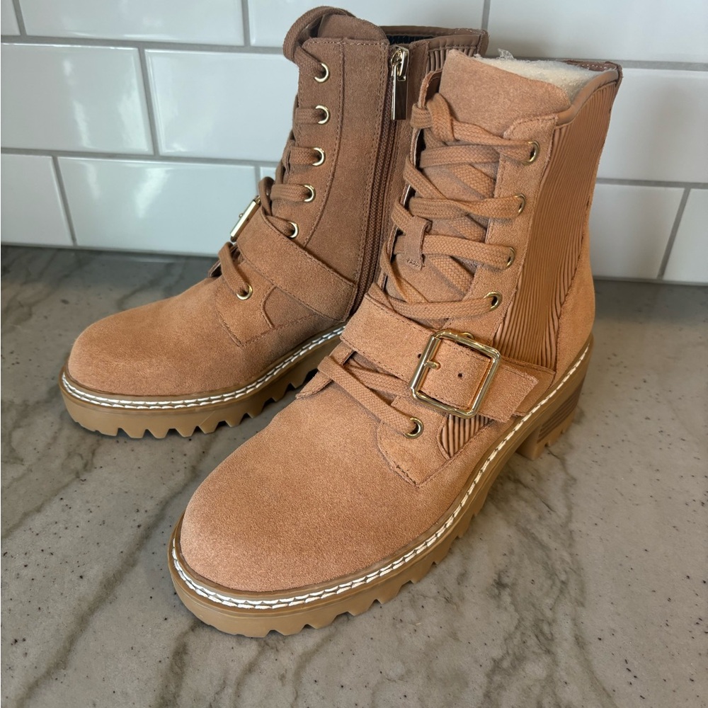 BCBGeneration Corali suede lug boots
